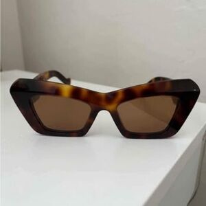 Loewe Anagram Cat-Eye Sunglasses with Tortoiseshell Pattern